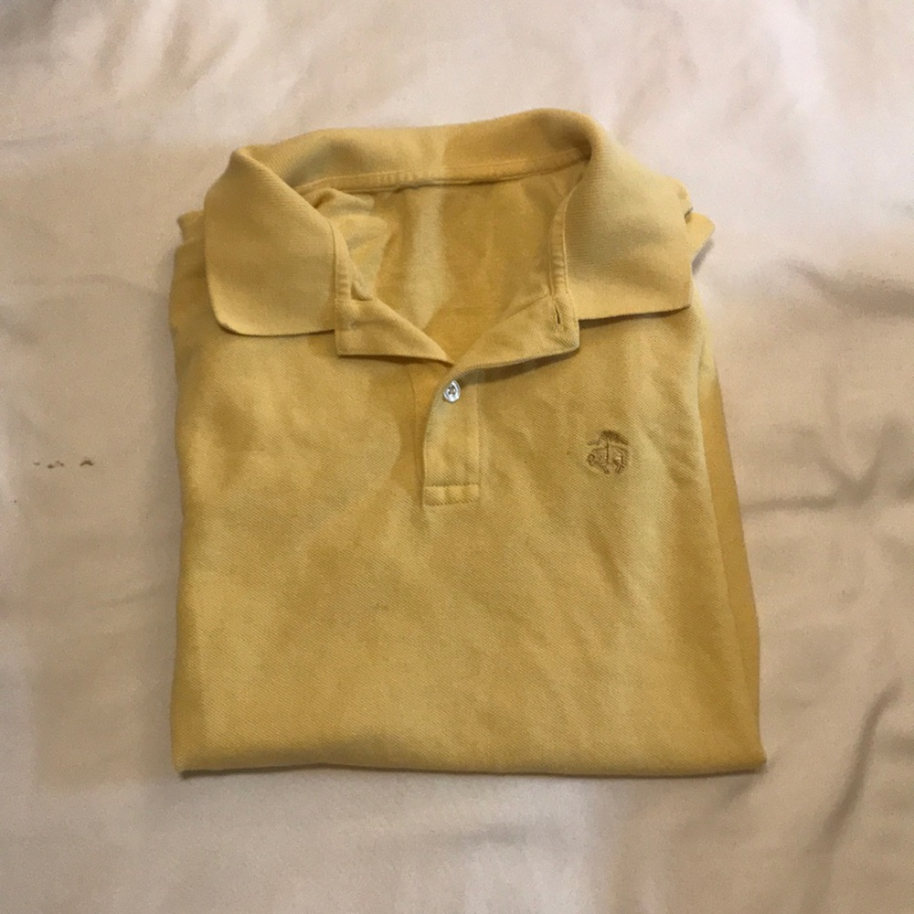 Brooks Brothers Yellow Polo Size Small